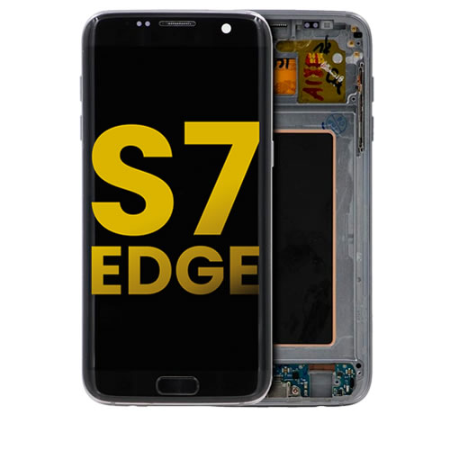 Samsung S7 Edge Original Refurbished Screen - Black